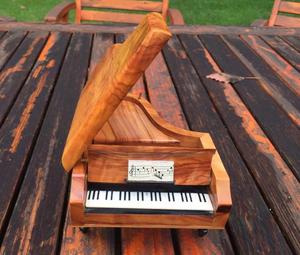 复古瑞士御爵REUGE古董实木钢琴机械八音盒音乐盒首饰盒-致爱丽丝