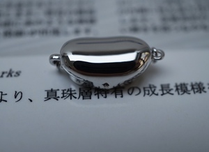 日本制经典款银扣珍珠项链扣手链扣饰品diy配件