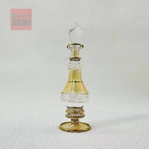 埃及香精瓶香水瓶精油瓶香薰扩香装饰玻璃瓶多彩10厘米