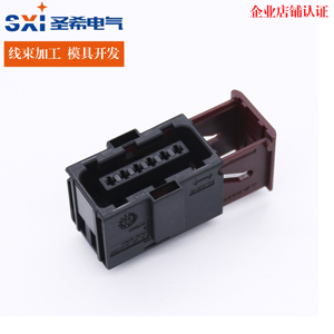适用于大众电子油门踏板插头插件插头连接器 6P6孔6-929264-2胶壳