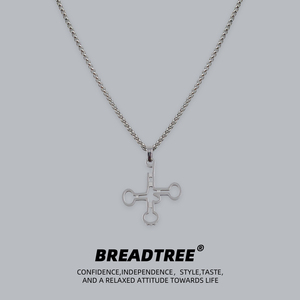 BREADTREE饰品 原创个性化学元素分子结构式RNA项链男女情侣吊坠