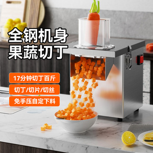 切丁机商用电动多功能小型全自动蔬菜土豆萝卜片丝切块机切丁神器