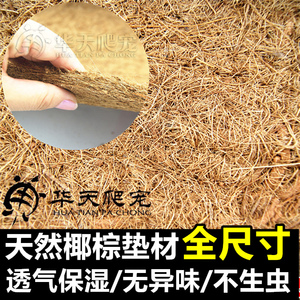 爬虫陆龟蜥蜴蛇天然透气保湿椰棕垫材40506080100120爬虫箱垫材