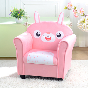 儿童沙发可爱卡通兔子小沙发女孩公主宝宝幼儿小孩座椅懒人沙发凳