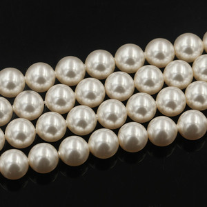 施家奥地利水晶珍珠5810 WHITE PEARL650通孔全孔DIY饰品配件珠子