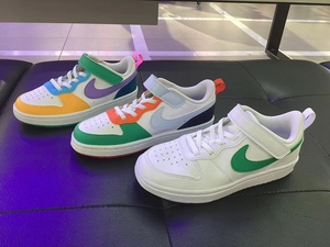 Nike kids耐克儿童专柜正品新款COURTBOROUGIT运动休闲板鞋DV5458