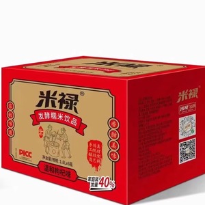 米禄发酵糯米饮品温润蜂蜜味大瓶装1.8L*2瓶手工酿造传统技艺