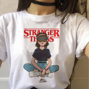 Stranger Things T Shrit Women  速卖通怪奇物语周边男女情侣T恤
