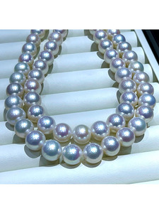 23新品点醉珠宝喜马拉雅白雪天然淡水珍珠项链正圆极强光媲美澳白