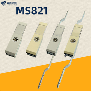 MS821一字无传动条威图柜锁连杆锁电柜锁天地锁电柜机箱锁连杆锁