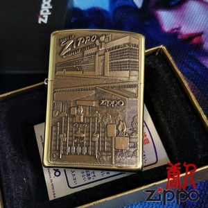 唐人ZIPPO正品 1998年C3月纯铜 巴雷特 Zippo公司Case大楼
