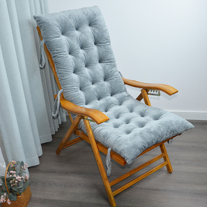 加厚秋冬保暖躺椅垫子折叠摇椅坐垫椅子靠垫一体通用棉垫沙发垫子