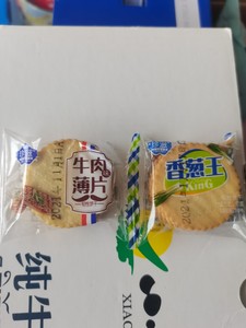 珍滋香葱王/牛肉味薄片饼干1000g休闲零食
