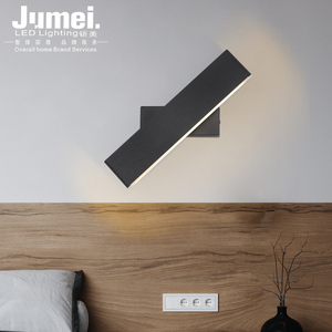 床头壁灯卧室现代可旋转LED灯具酒店民宿工程智能调光遥控米家