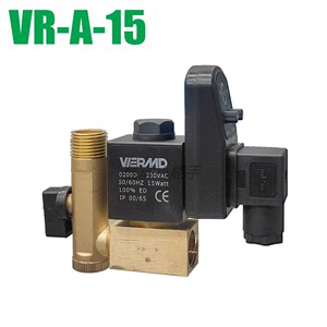 VERMD电子定时自动排污阀VR-A-15-1.6MPa分体式0200D 230VAC015W