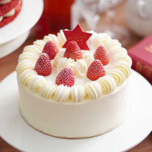 【银座】蜜桃家草莓生日蛋糕成都同城配送纯动物奶油水果蛋糕