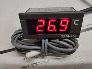 全新TPM-900嵌入式温度显示表-30+110度数显温计数字温度计测温仪