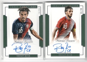 球星卡 帕尼尼 PANINI 国宝 Bryan Ruiz 鲁伊斯 鲁伊兹 签字 99编