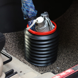 4L水桶车载多功能伸缩水桶创意折叠收纳桶雨伞桶多用途杂物垃圾桶