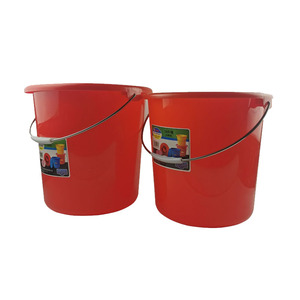 家用塑料桶手提式加厚耐摔储水桶卫生间洗衣洗车桶大号红色桶直销