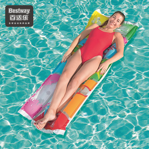 Bestway大人浮排游泳圈水上充气浮床漂浮床成人海上漂浮垫气垫