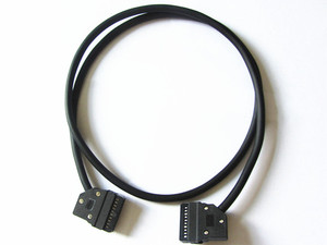 20针牛角连接线 20PMIL-MIL 可用于FX3U/FX5U系列IO接线 C2002