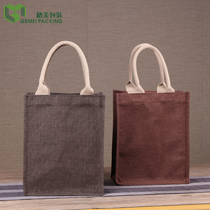 棉麻复古文艺女手提包包2019新便携小包家庭用收纳环保购物购物袋
