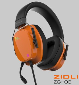 ZIDLI磁动力ZGH03游戏电竞头戴式耳机网吧网咖同款热卖带线控降噪