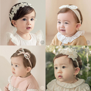 韩国女婴儿发带女宝宝发箍头花1-2岁百天发饰周岁发带公主婴幼儿
