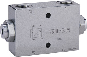VRDL-G3/8 双向液压锁 农机 清障车环卫车旋挖钻机抓斗推铲车配件