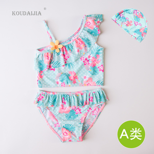 宝宝泳衣比基尼女童游泳衣2-4岁3韩版小童女婴幼童分体式儿童泳装