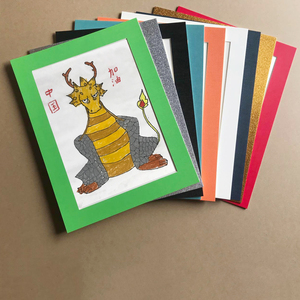 10个装儿童画简易装裱画框8开A4K彩色卡纸画框a3567810寸创意相框