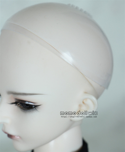 小布 BJD SD 娃娃用假发 1/3 1/4 1/6 硅胶头套 防滑 防染色