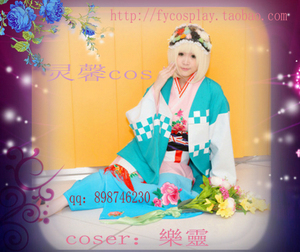 青之驱魔师 杜山诗惠美 和服 cosplay定做