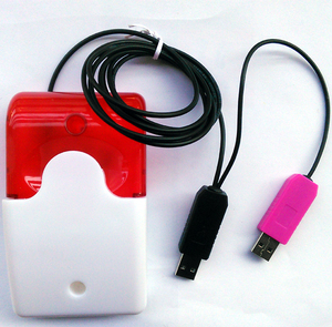 USB声光警笛110dB 电脑控制报警器 提供二次开发(增加音量旋钮)