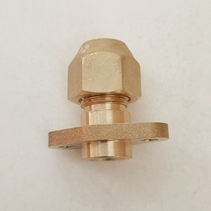 直销焊接扩口法兰固定式单边水接锻造红冲加厚衲子黄铜接头6-22mm