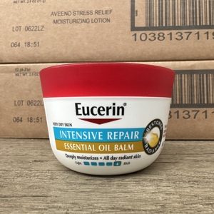 美国版Eucerin优色林舒缓保湿精油软膏缓解干燥粗糙护肤霜万用膏