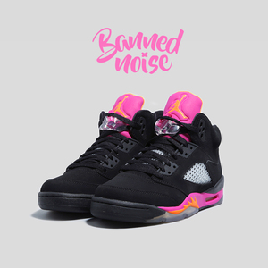 Air Jordan 5 GS AJ5 乔 5 佛罗里达 黑粉 女神篮球鞋 440892-067