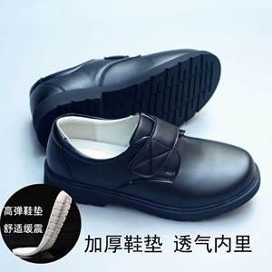男童皮鞋学生深圳校服店童鞋中小童皮鞋儿童演出鞋黑色校鞋英伦风
