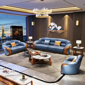 vaalman现代简约乌金木实木沙发创意设计头层特厚牛皮沙发客厅