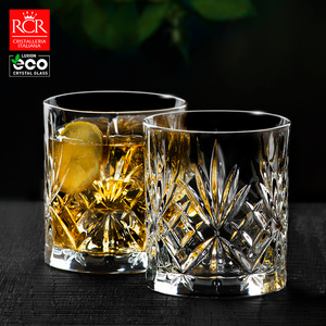 意大利进口RCR旋律水晶玻璃威士忌杯洋酒杯创意啤酒杯水杯古典杯