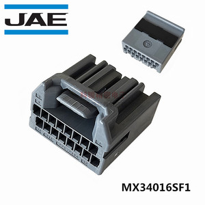 JAE 航空电子MX34016SF1原装 汽车连接器MX34线束插头16P胶壳现货