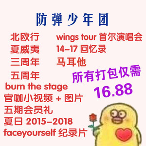 防弹少年团bon voyage北欧行夏威夷马耳他burn the stage烧台子