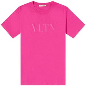 Valentino VLTN T-Shirt 男2024热销正品潮流T恤简约百搭短袖粉色