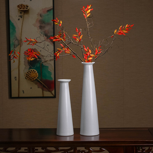 新中式禅意花瓶陶瓷现代简约玄关客厅电视柜插花干花摆件餐桌花器