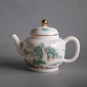 家用陶瓷茶壶小号功夫茶具泡茶壶300毫升单壶两三人用过滤壶中式