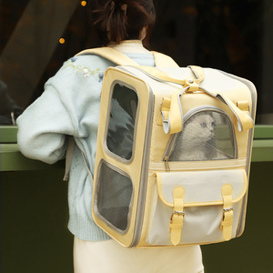 猫包外出便携猫咪太空舱狗狗大容量书包猫袋装猫猫的宠物双肩背包