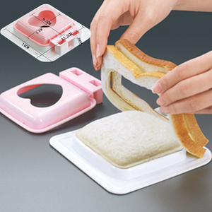日本进口SANADA 三明治模具面包制作器心形 口袋厨房早餐吐司工具