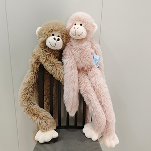 长臂猿公仔猴子玩偶窗帘挂件绑窗帘布娃娃毛绒玩具情侣猴生日礼物