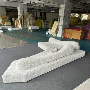 意大利模块Edra沙发别墅异形个性组合设计师平层布艺小版岩石沙发